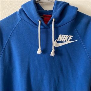 Washed Blue Nike Hoodie Size M